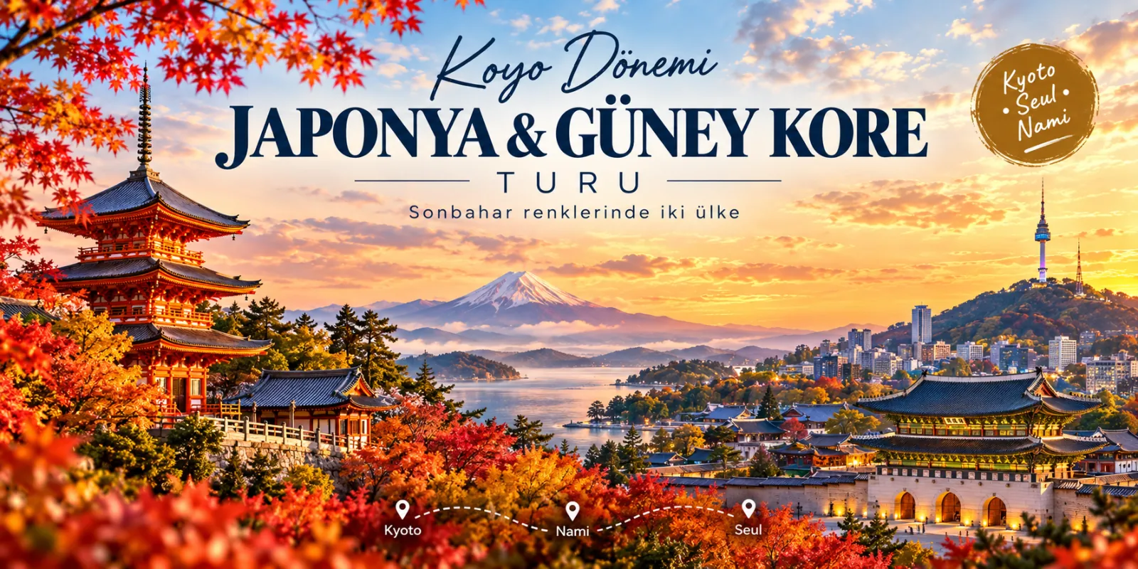 Koyo Dönemi Japonya & Güney Kore Turu