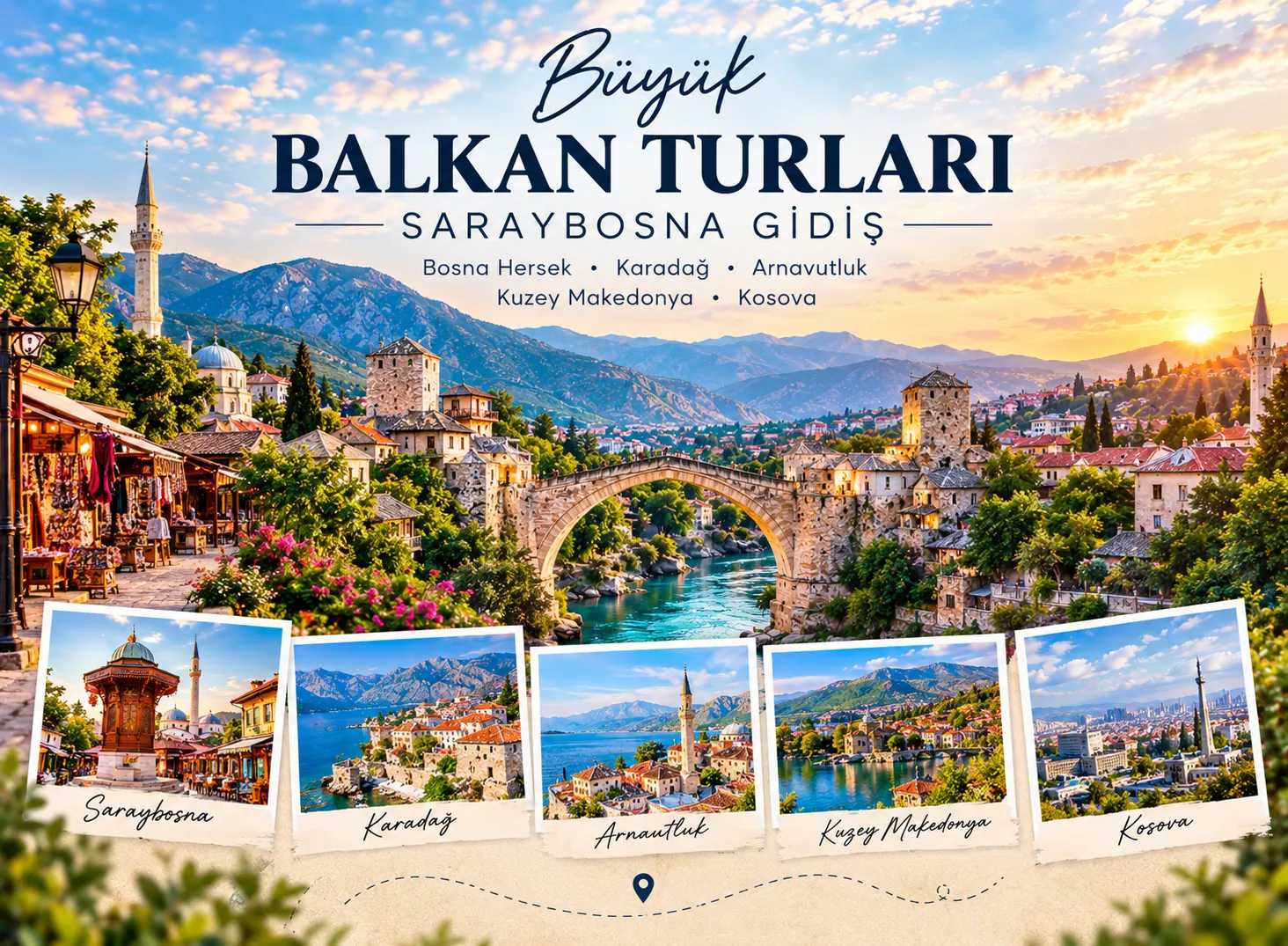 Büyük Balkan Turları Saraybosna Gidiş