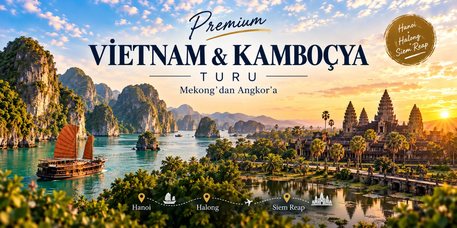 Ara Tatilde Premium Vietnam Kamboçya Turu