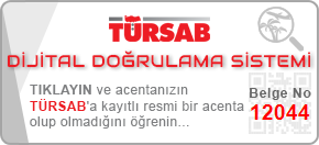 TÜRSAB Dijital Doğrulama Sistemi - Belge No 12044